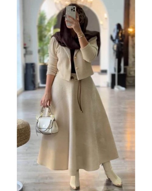 ست زنانه کت دامن جانان