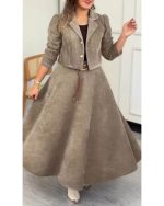 ست زنانه کت دامن جانان - تصویر 2