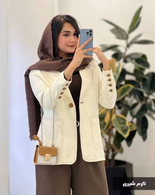 کت زنانه کوتاه مدل سمین