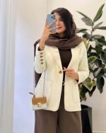 کت زنانه کوتاه مدل سمین - تصویر 2