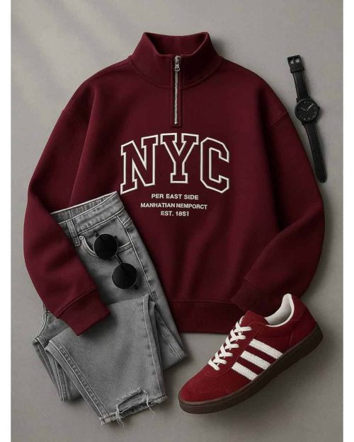 دورس زنانه نیم زیپ نفس