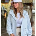 بارونی دخترانه کوتاه ضدآب گلرخ