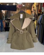 بارونی زنانه کوتاه بهنوش - تصویر 4