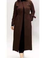 بارونی زنانه بلند پریوش - تصویر 3