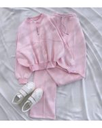 ست زنانه سویشرت شلوار روکسان