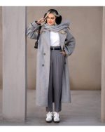 پالتو زنانه بلند نیلماه - تصویر 3