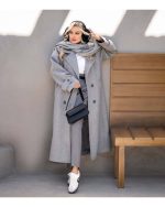 پالتو زنانه بلند نیلماه - تصویر 2