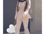 ست زنانه پالتو شلوار ساغر