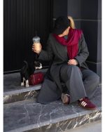 پالتو زنانه بلند برگین - تصویر 8