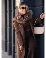 پالتو زنانه بلند برگین - تصویر 4