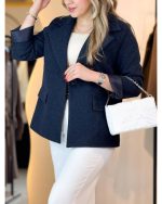 پالتو زنانه کوتاه نوران - تصویر 5