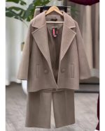 ست زنانه پالتو شلوار فرحزاد - تصویر 4