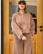 ست زنانه سویشرت شلوار لارا پلاس - تصویر 4