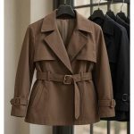 بارونی زنانه کوتاه مانلی