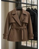 بارونی زنانه کوتاه مانلی