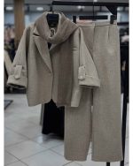 ست زنانه پالتو شلوار زویا - تصویر 5