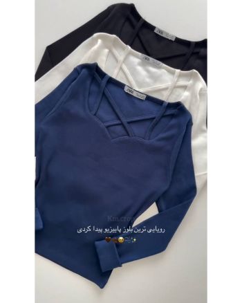 کراپ کبریتی دخترانه ضربدری - تصویر 4