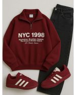 دورس نیم زیپ زنانه مانا - تصویر 5