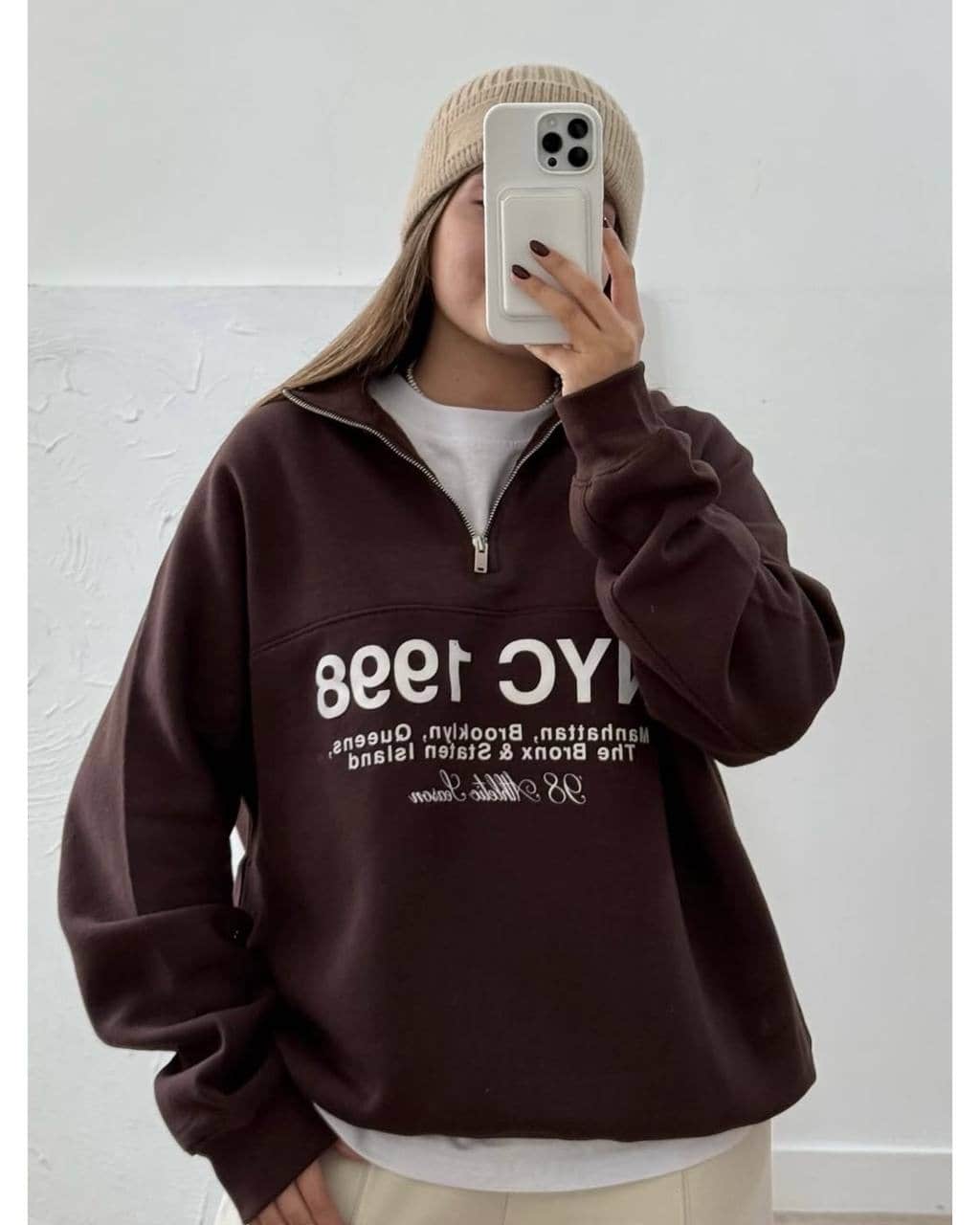 دورس نیم زیپ زنانه مانا