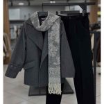 ست زنانه پالتو شلوار لاکی