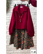 ست دخترانه شومیز دامن ماهنی - تصویر 16