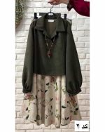 ست دخترانه شومیز دامن ماهنی - تصویر 14