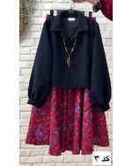 ست دخترانه شومیز دامن ماهنی - تصویر 2