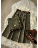 ست دخترانه دامن بلوز گیسو - تصویر 4