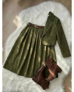 ست دخترانه کت دامن عروسک - تصویر 6