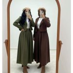 ست دخترانه کت دامن عروسک