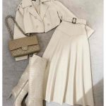 ست کت دامن دخترانه وانیل