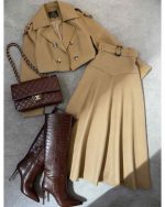 ست کت دامن دخترانه وانیل - تصویر 4