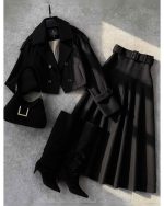 ست کت دامن دخترانه وانیل - تصویر 2