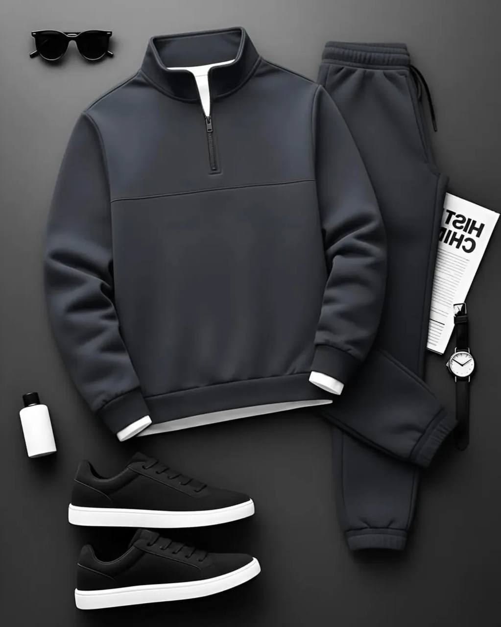 ست مردانه دورس نیم زیپ جاگر مهدی