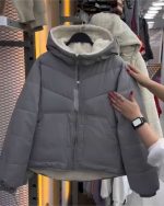 کاپشن دخترانه کوتاه شاهرود - تصویر 4