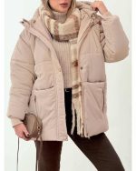 کاپشن دخترانه کوتاه گرم آرمیتا پلاس - تصویر 5