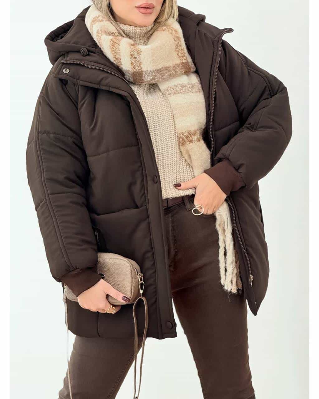 کاپشن دخترانه کوتاه گرم آرمیتا پلاسر