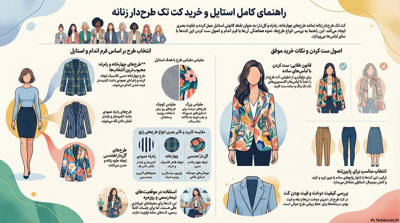 کت تک طرحدار زنانه