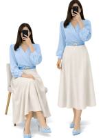 شومیز دامن زنانه مدل مارتیک - تصویر 4