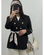 کت تک کوتاه زنانه شاینی - تصویر 11