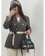 کت تک کوتاه زنانه شاینی - تصویر 5