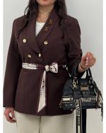 کت تک کوتاه زنانه شاینی - تصویر 3