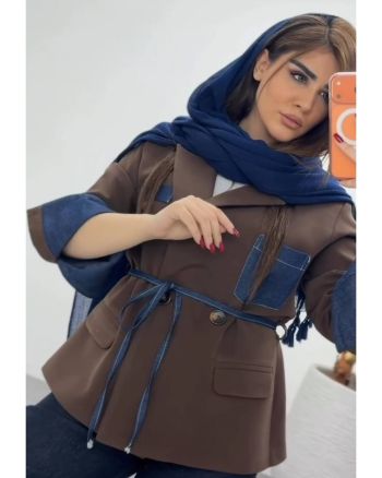 کت تک کوتاه زنانه شکوفه - تصویر 3