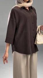 شومیز شلوار زنانه مدل چاکلت - تصویر 3