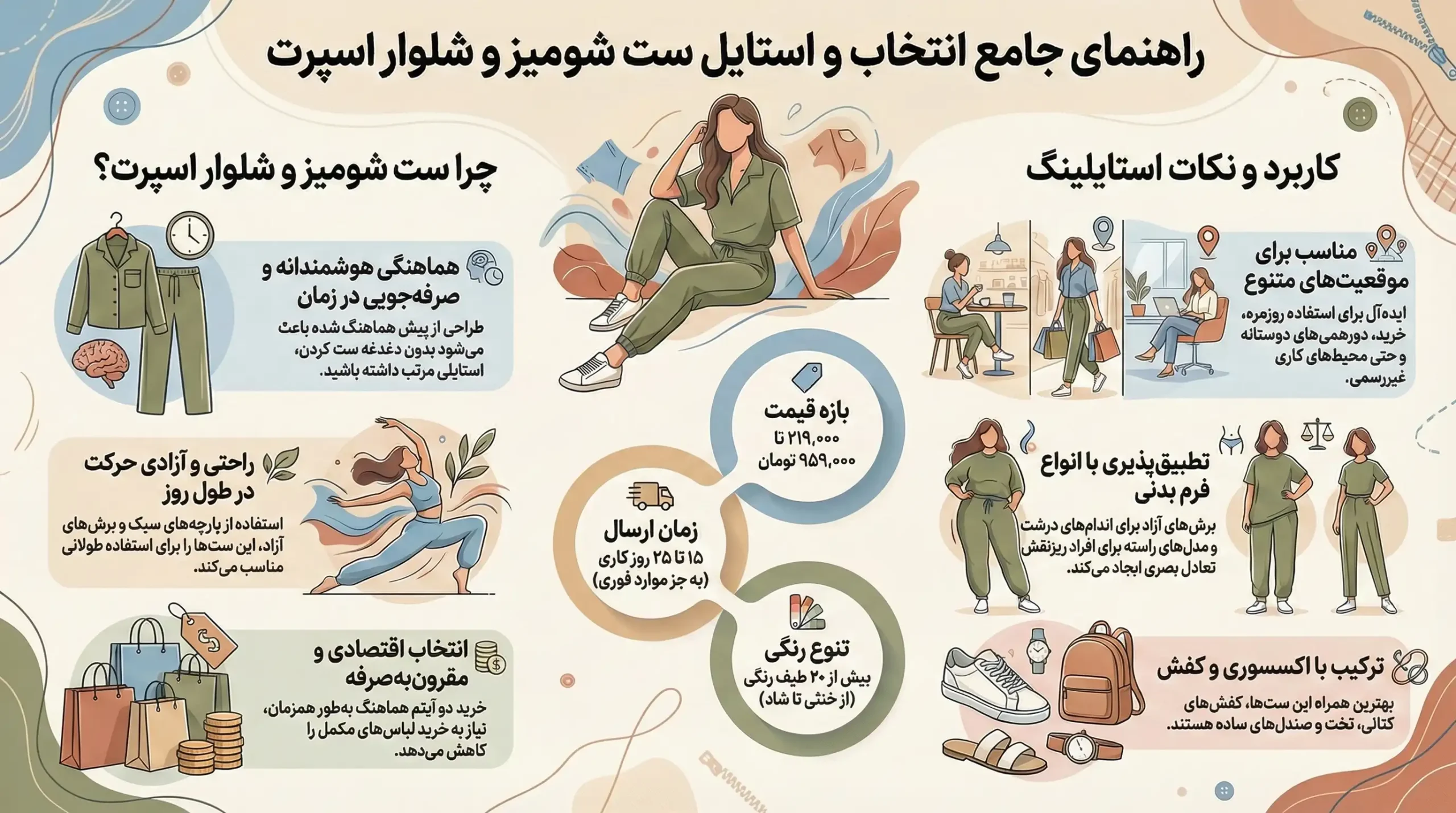 راهنمای خرید شومیز شلوار اسپرت