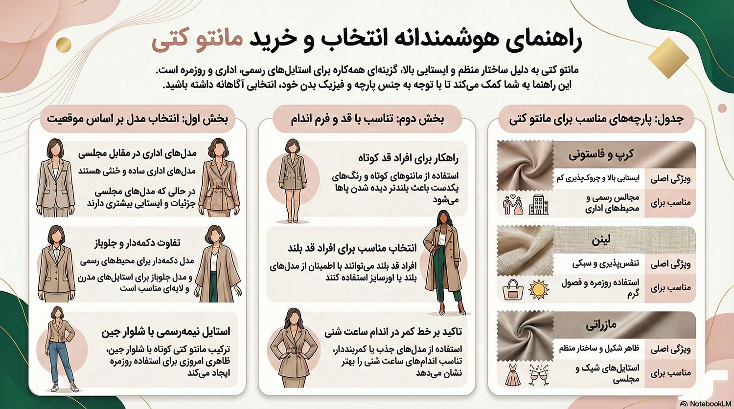 راهنمای خرید مانتو کتی