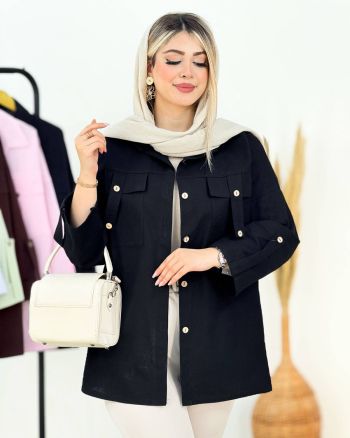 شومیز زنانه مدل دوجیب - تصویر 3