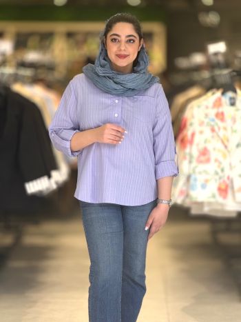 شومیز زنانه مدل آسمان - تصویر 6