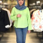 شومیز زنانه مدل آسمان