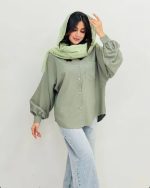 شومیز زنانه کوتاه پونه
